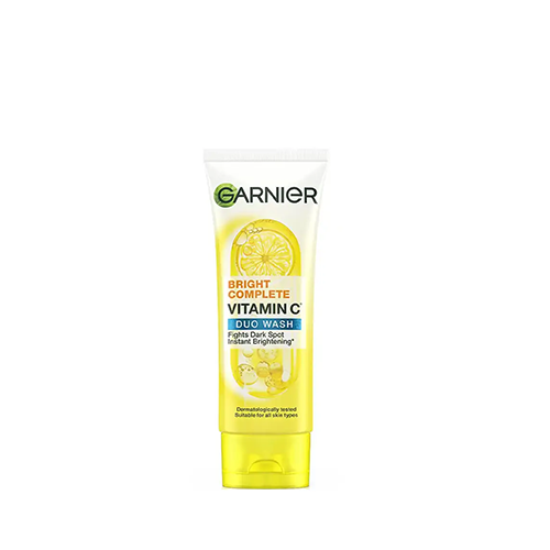 Garnier Bright Complete Vitamin C+ Duo Wash Face Wash~100 Gm