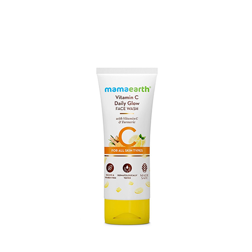 MamaEarth Vitamin-C Daily Glow Face Wash With Vitamin-C & Turmeric~100 ml
