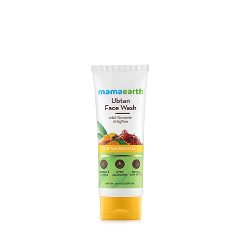 MamaEarth Ubtan With Turmeric & Saffron Face Wash~100 ml
